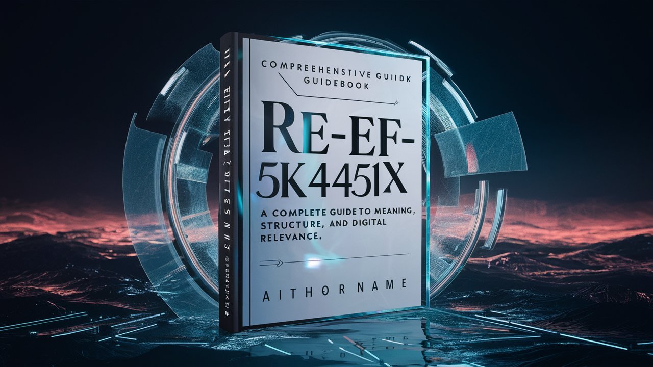 Re-EF-5K4451X: A Complete Guide to Meaning, Structure, and Digital Relevance